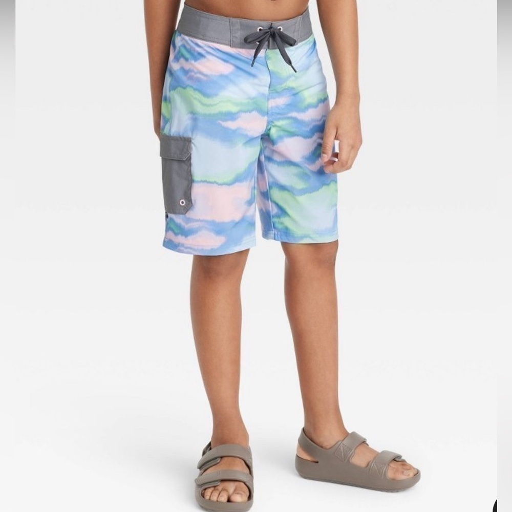 Art Class Boys Tie Dye Swim Trunks